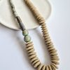 Ceramic beaded necklace