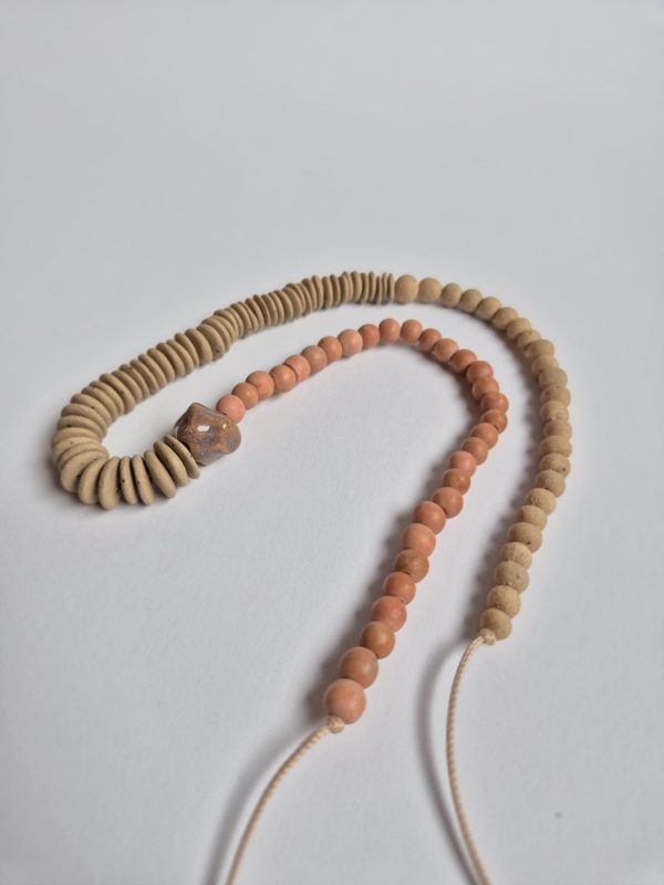 Ceramic beaded necklace