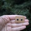 Ceramic stud earrings