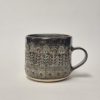 Big blue textured mug