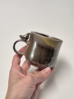 Wood fired coffee cup