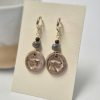 Ceramic whippet earrings