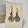 Ceramic whippet earrings