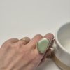 Ceramic ring in green