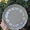 Ceramic grey plate
